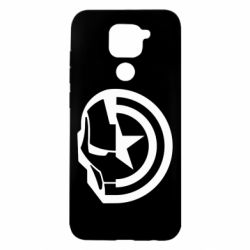 Чохол для Xiaomi Redmi Note 9 / Redmi 10X Iron Man and Captain America - PrintSalon