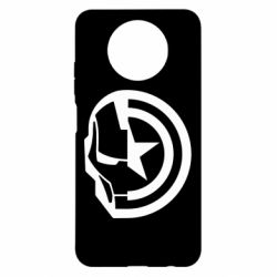 Чехол для Xiaomi Redmi Note 9 5G/Redmi Note 9T Iron Man and Captain America