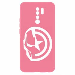 Чохол для Xiaomi Redmi 9 Iron Man and Captain America - PrintSalon