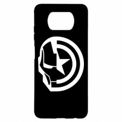 Чохол для Xiaomi Poco X3 Iron Man and Captain America - PrintSalon