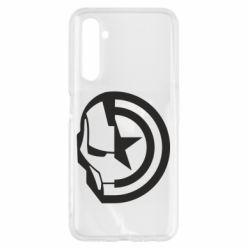 Чохол для Realme 6 Iron Man and Captain America - PrintSalon
