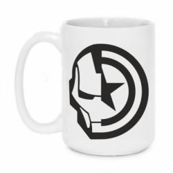 Чашка 420ml Iron Man and Captain America - PrintSalon