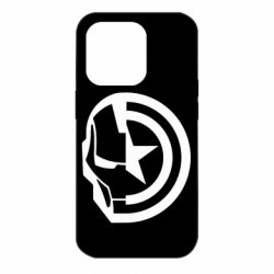 Чохол для iPhone 14 Pro Iron Man and Captain America - PrintSalon