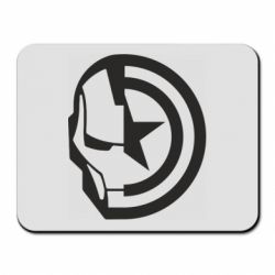 Килимок для миші Iron Man and Captain America - PrintSalon