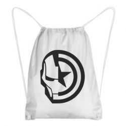 Рюкзак-мішок Iron Man and Captain America - PrintSalon