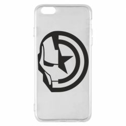 Чохол для iPhone 6 Plus/6S Plus Iron Man and Captain America - PrintSalon