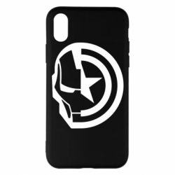 Чохол для iPhone X/Xs Iron Man and Captain America - PrintSalon