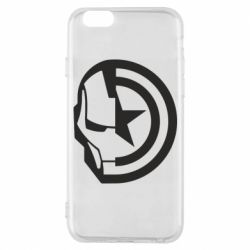 Чохол для iPhone 6/6S Iron Man and Captain America - PrintSalon