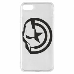 Чохол для iPhone 8 Iron Man and Captain America - PrintSalon