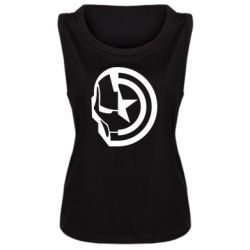Майка жіноча Iron Man and Captain America - PrintSalon