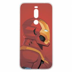 Чохол для Meizu X8 Iron Man and red background