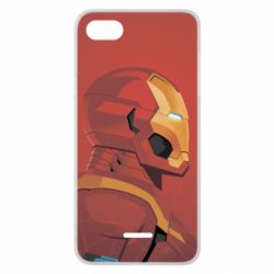 Чохол для Xiaomi Redmi 6A Iron Man and red background
