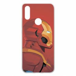 Чохол для Xiaomi Redmi 7 Iron Man and red background - PrintSalon