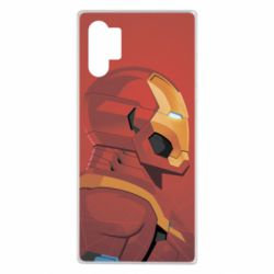 Чохол для Samsung Note 10 Plus Iron Man and red background