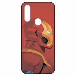 Чохол для Oppo A31 Iron Man and red background - PrintSalon