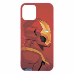 Чохол для iPhone 12 Pro Iron Man and red background