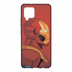 Чохол для Samsung A42 5G Iron Man and red background - PrintSalon