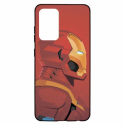 Чохол для Samsung A52 5G Iron Man and red background - PrintSalon