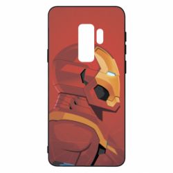 Чохол для Samsung S9+ Iron Man and red background - PrintSalon
