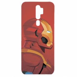 Чехол для Oppo A5/A9 2020 Iron Man and red background