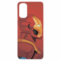 Чохол для Oppo Reno 4Iron Man and red background - PrintSalon
