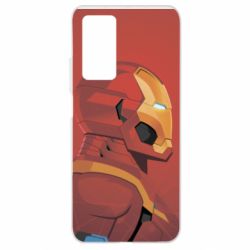 Чохол для Xiaomi Mi 10T / 10T Pro Iron Man and red background - PrintSalon