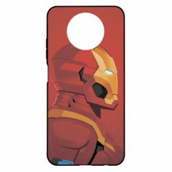 Чехол для Xiaomi Redmi Note 9 5G/Redmi Note 9T Iron Man and red background