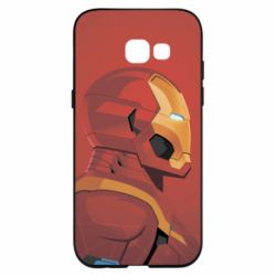 Чохол для Samsung A5 2017 Iron Man and red background - PrintSalon