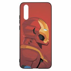 Чохол для Huawei P20 Iron Man and red background - PrintSalon