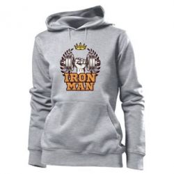 Худі жіноче Iron man and sports - PrintSalon