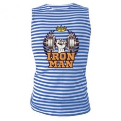 Майка-тільняшка Iron man and sports - PrintSalon
