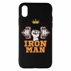 Чохол для iPhone X/Xs Iron man and sports - PrintSalon