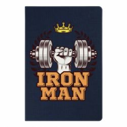 Блокнот з принтом Iron man and sports - PrintSalon
