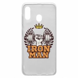 Чохол для Samsung A20 Iron man and sports - PrintSalon