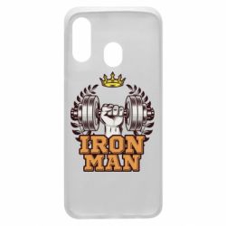 Чохол для Samsung A40 Iron man and sports - PrintSalon