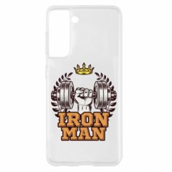 Чохол для Samsung S21 Iron man and sports - PrintSalon