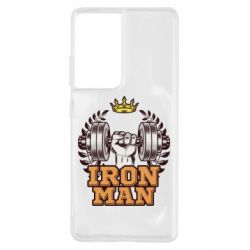 Чохол для Samsung S21 Ultra Iron man and sports