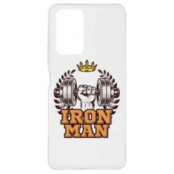 Чохол для Xiaomi Redmi Note 10 Pro Iron man and sports - PrintSalon