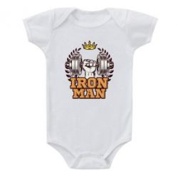 Дитячий бодік Iron man and sports - PrintSalon