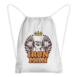 Рюкзак-мішок Iron man and sports - PrintSalon