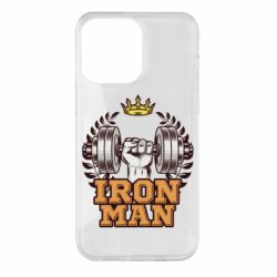 Чохол для iPhone 14 Pro Max Iron man and sports
