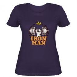 Жіноча футболка Iron man and sports - PrintSalon