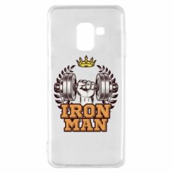 Чохол для Samsung A8 2018 Iron man and sports - PrintSalon