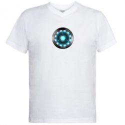 Чоловіча футболка з V-подібним вирізом Iron Man Device - PrintSalon
