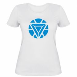 Женская футболка Iron Man Heart - PrintSalon