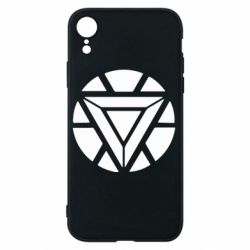 Чехол для iPhone XR Iron Man Heart - PrintSalon