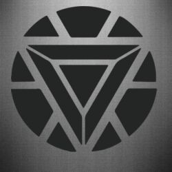 Наклейка Iron Man Heart - PrintSalon