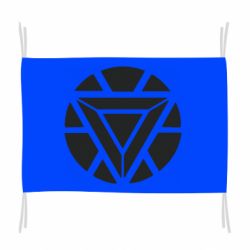 Флаг Iron Man Heart - PrintSalon