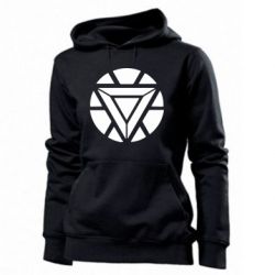 Женское худи Iron Man Heart - PrintSalon