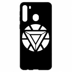 Чехол для Samsung A21 Iron Man Heart - PrintSalon
